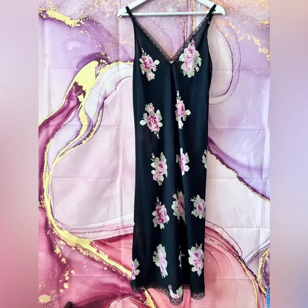 Vintage Oscar de la Renta Pink Label Night Gown S